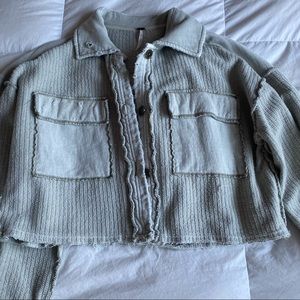 Free People Sage Shacket